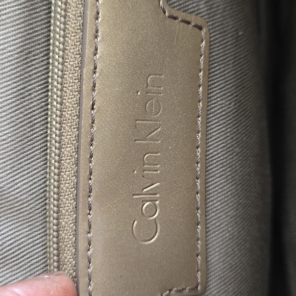 Calvin Klein Gold Baguette Bag with Flap Closure - Picture 9 of 15